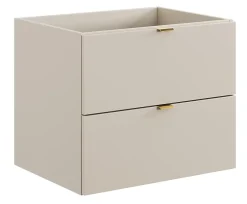 Furnidea Meuble sous vasque à suspendre DALIA CACHEMIRE 60 cm* Meuble Sous Lavabo