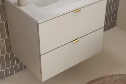 Furnidea Meuble sous vasque à suspendre DALIA CACHEMIRE 60 cm* Meuble Sous Lavabo