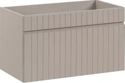 Furnidea Meuble sous vasque à suspendre ICONIC CASHEMIRE 80 cm