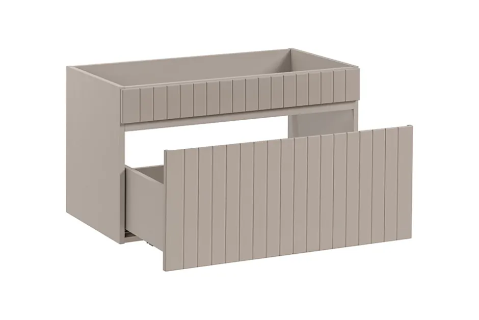Furnidea Meuble sous vasque à suspendre ICONIC CASHEMIRE 80 cm
