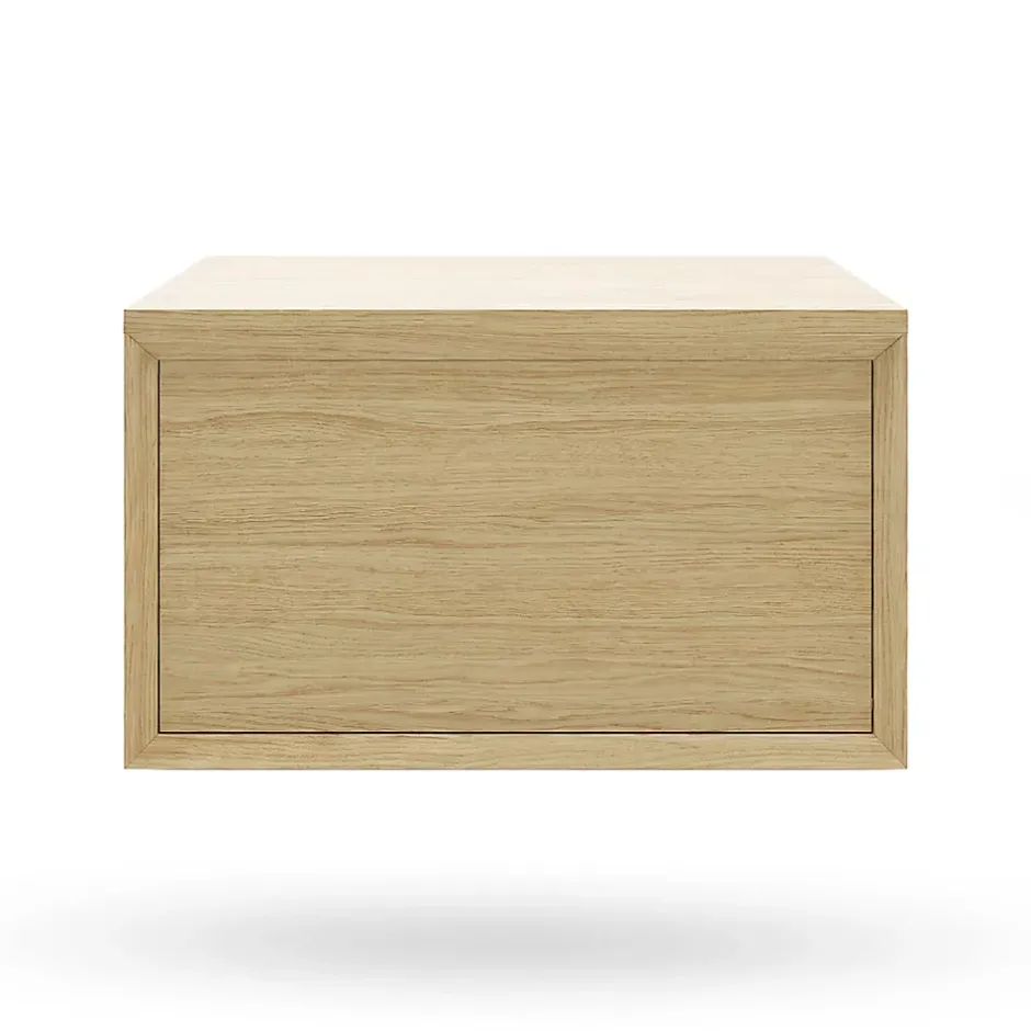 GoodHome Meuble sous vasque 1 tiroir Avela 60 cm à suspendre + plan de toilette 60 cm* Meuble Buanderie