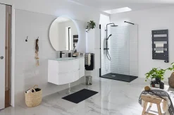 Meuble sous vasque blanc Vague 69 cm