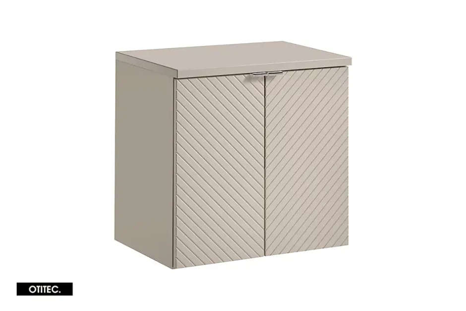 Otitec Meuble sous vasque de 60 cm - avec plan - 2 portes - DANO