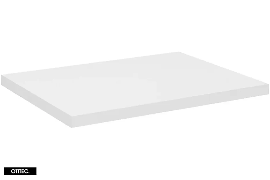Otitec Meuble sous vasque de 50 cm - avec vasque à poser - avec plan - Oak/Blanc - 2 tiroirs - VOLTA OAK* Meuble Sous Lavabo
