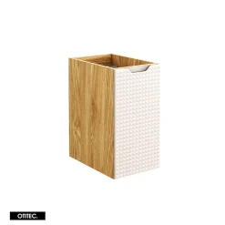 Otitec Meuble sous vasque de 70 cm - avec plan - 2 portes - SETTA