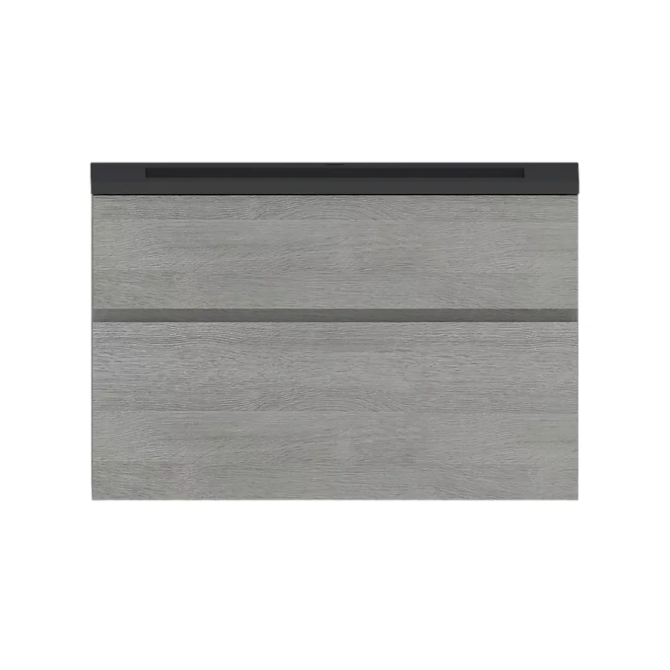 Cooke & Lewis Meuble sous vasque effet chêne clair l.90 x H.57 x P.50 cm 2 tiroirs, Calao