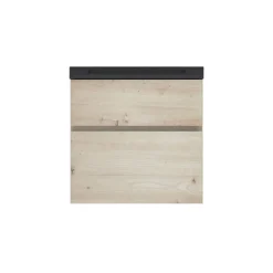 Meuble sous vasque effet chêne artisan l.60 cm 2 tiroirs, Calao