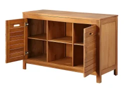 Vente-unique Meuble sous vasque en bois d'acacia - 130 cm - PULUKAN