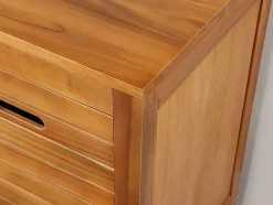 Vente-unique Meuble sous vasque en bois d'acacia - 130 cm - PULUKAN