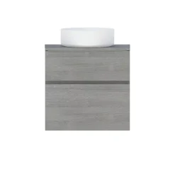 Cooke & Lewis Meuble sous vasque faible profondeur effet chêne clair l.60 cm 2 tiroirs, Calao* Meuble Buanderie|Meuble De Salle De Bains Faible Profondeur