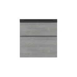 Cooke & Lewis Meuble sous vasque faible profondeur effet chêne clair l.60 cm 2 tiroirs, Calao* Meuble Buanderie|Meuble De Salle De Bains Faible Profondeur