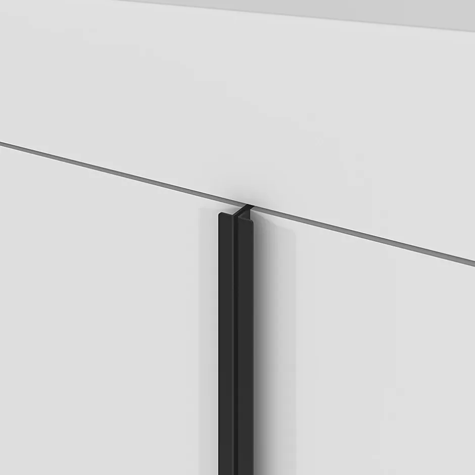 GoodHome Meuble sous vasque faible profondeur à poser avec porte-serviettes blanc l.85 x H.82 x P.36 cm, Maza