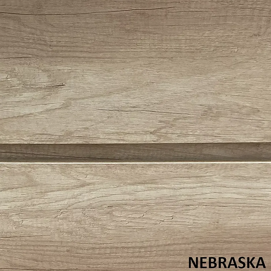 Cosyneo Meuble sous vasque seul, 3 tiroirs, 80cm, simple vasque - nebraska (chêne clair) - MAYOR* Meuble Sous Lavabo