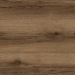 Cosyneo Meuble sous vasque seul, 2 tiroirs et 1 porte, 80cm, vasque déportée gauche - tabaco (bois foncé) - ZARZA