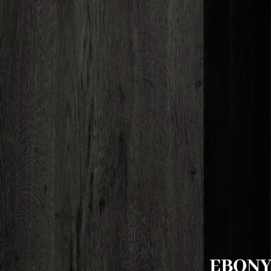 Cosyneo Meuble sous vasque seul, 3 tiroirs, 100cm, simple vasque - ebony (bois noir) - PALMA* Meuble Sous Lavabo