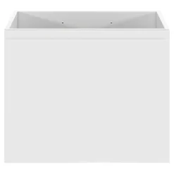 GoodHome Meuble sous vasque suspendu blanc mat 2 tiroirs l.60 x H.48 x P.45 cm Levanna* Meuble Sous-Vasque