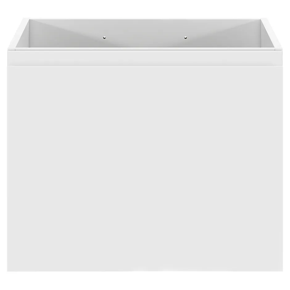 GoodHome Meuble sous vasque suspendu blanc mat 2 tiroirs l.60 x H.48 x P.45 cm Levanna* Meuble Sous-Vasque