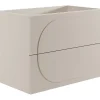Vente-unique Meuble sous vasque suspendu - Beige - 80 cm - VUTOMA
