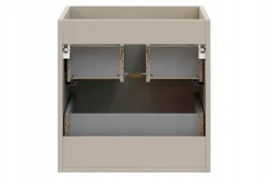 Furnidea Meuble sous vasque suspendu DALIA cachemire 50 cm* Meuble Sous Lavabo