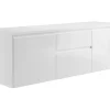 Vente-unique Meuble sous vasque suspendu - Blanc - 150 cm - JIMENA II* Meuble Sous-Vasque
