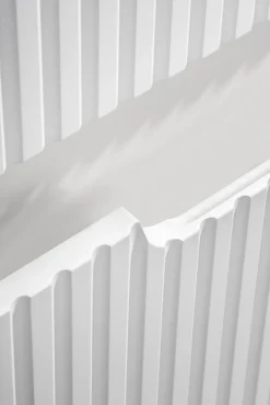 Furnidea Meuble sous vasque suspendu 2 tiroirs NOVA BLANC 80 CM* Meuble Sous-Vasque