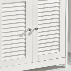 Sobuy Meuble sous-Lavabo Meuble de Salle de Bain - 2 Portes, FRG237-II-W,