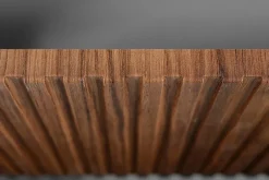 Furnidea Meuble sous-vasque à suspendre GLAMOUR coloris noyer foncé 120 cm