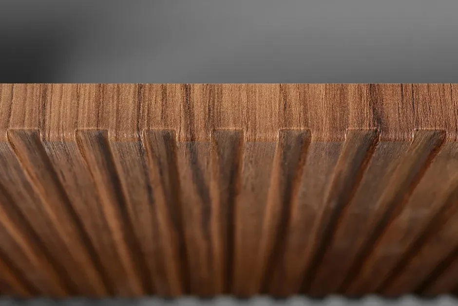 Furnidea Meuble sous-vasque à suspendre GLAMOUR coloris noyer foncé 120 cm