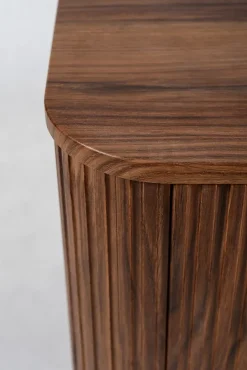 Furnidea Meuble sous-vasque à suspendre GLAMOUR coloris noyer foncé 100 cm