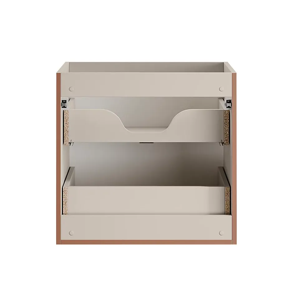 Petits-Meubles Meuble sous-vasque 140cm 3 niches Alba Cachemire* Meuble Sous-Vasque