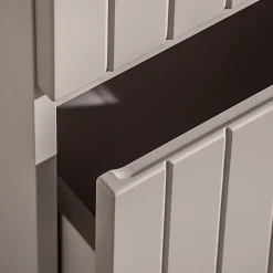Petits-Meubles Meuble sous-vasque 140cm 2 niches Zelie Cachemire et Bois* Meuble Sous-Vasque