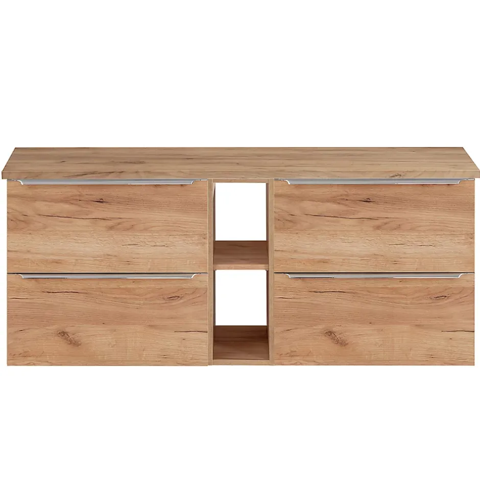 Petits-Meubles Meuble sous-vasque 140cm 2 niches April Bois* Meuble Sous-Vasque