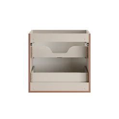 Petits-Meubles Meuble sous-vasque 100cm panier à linge Alba Cachemire