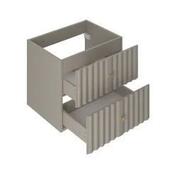 Petits-Meubles Meuble sous-vasque 120cm plan de toilette Izae Cachemire* Meuble Sous-Vasque