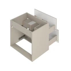 Petits-Meubles Meuble sous-vasque 120cm plan de toilette Izae Cachemire* Meuble Sous-Vasque