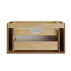 Petits-Meubles Meuble sous-vasque 100cm plan de toilette Mila Bois* Meuble Sous-Vasque