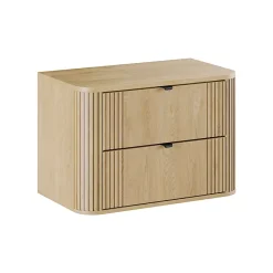 Petits-Meubles Meuble sous-vasque 80cm plan de toilette Mila Bois
