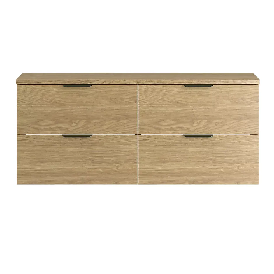 Petits-Meubles Meuble sous-vasque 120cm plan de toilette Astrid Bois