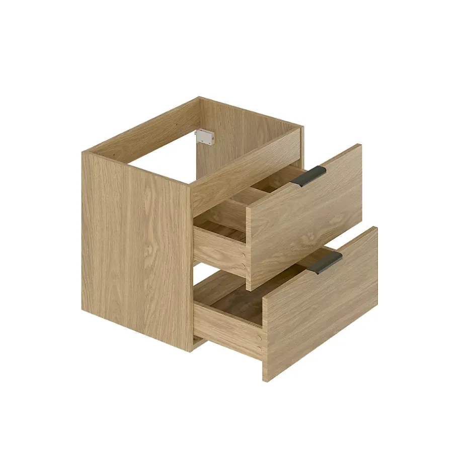 Petits-Meubles Meuble sous-vasque 120cm plan de toilette Astrid Bois