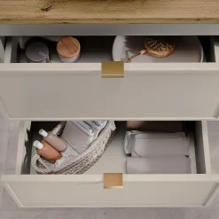 Petits-Meubles Meuble sous-vasque 120cm plan de toilette Alba Cachemire
