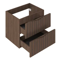 Petits-Meubles Meuble sous-vasque 120cm Siena bois et noir* Meuble Sous-Vasque
