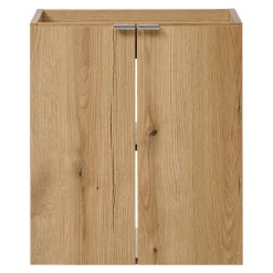 [En.Casa] Meuble sous-vasque NEWPORT 50 x 60 x 40 cm effet chêne noir en.casa* Meuble Sous Lavabo