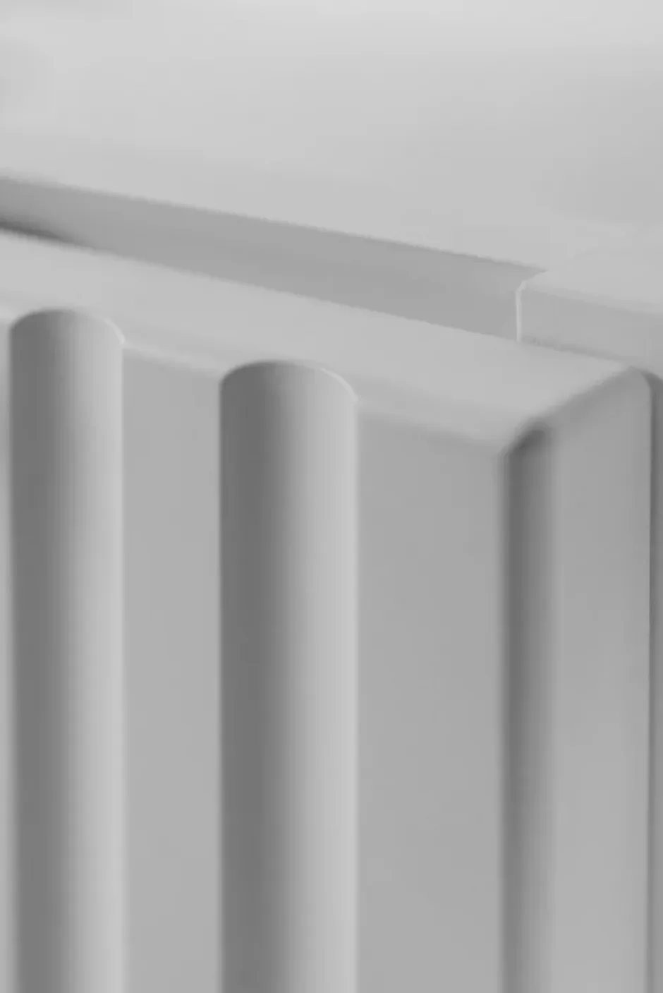 Furnidea Meuble suspendu sous lavabo avec 2 portes FLOW BLANC 80 cm