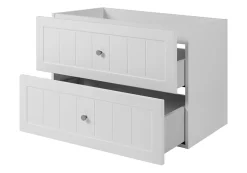 Furnidea Meuble suspendu sous lavabo GUSTO blanc 80 cm