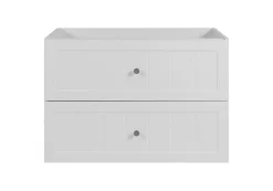 Furnidea Meuble suspendu sous lavabo GUSTO blanc 80 cm