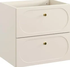 Furnidea Meuble suspendu sous lavabo DONNA SAND beige 60 cm