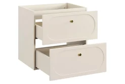 Furnidea Meuble suspendu sous lavabo DONNA SAND beige 60 cm