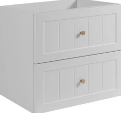Furnidea Meuble suspendu sous lavabo GUSTO blanc 60 cm* Meuble Sous Lavabo