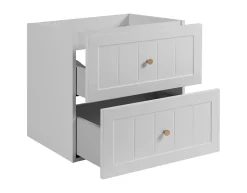 Furnidea Meuble suspendu sous lavabo GUSTO blanc 60 cm* Meuble Sous Lavabo