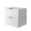 Furnidea Meuble suspendu sous lavabo FLOW blanc 60 cm
